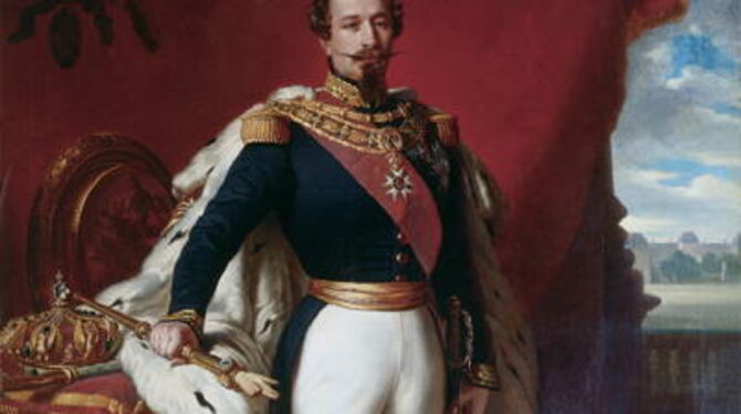 Gipfel und Schluss: Kaiser Napoleon III. 1852 im Krönungsornat, FOTO: NAPOLEONMUSEUM THURGAU