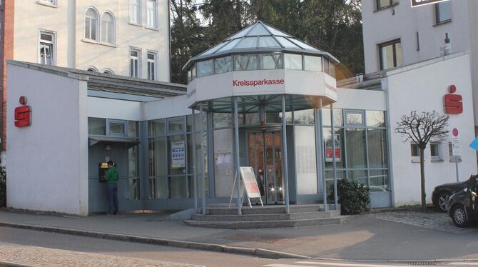 Die Filiale der Kreissparkasse in der Ringelbachstraße in Reutlingen. FOTO: KSK