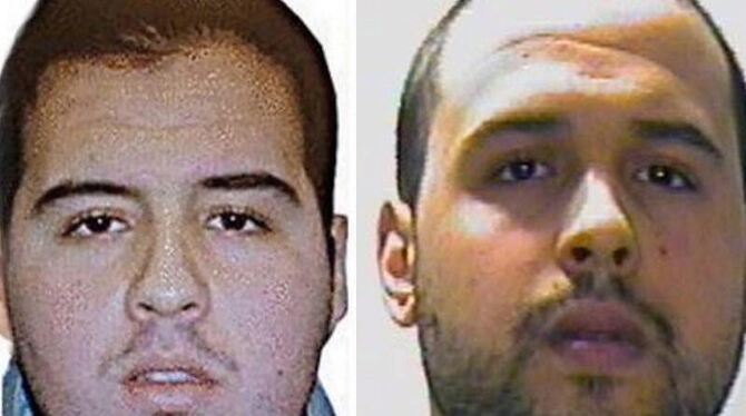 Ibrahim El Bakraoui (l.) und sein Bruder Khalid gehörten zu den Selbstmord-Attentätern von Brüssel. Foto: Interpol