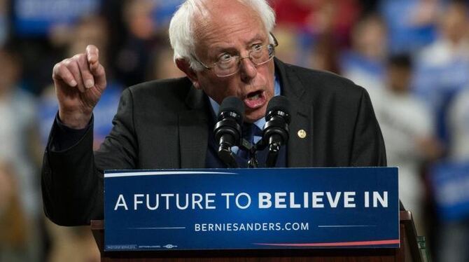 Bernie Sanders hat auch die Kandidatenkür der US-Demokraten im Bundesstaat Washington haushoch gewonnen. Foto: Matt Mills Mck