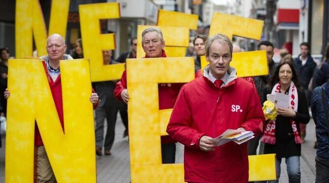 Das »Nee« der Niederländer zum Assoziationsabkommen mit der Ukraine gilt als Protest gegen die EU. Foto: Bart Maat