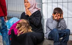 Syrische Flüchtlingsfamilie in Rostock: Nach der Schließung der Balkanroute sind im März sehr viel weniger Asylsuchende nach 