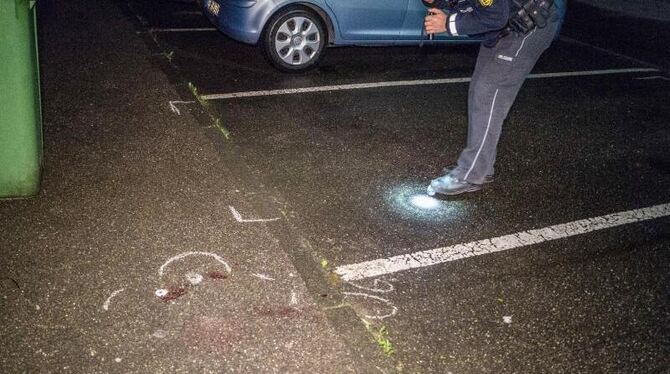 Die Polizei sucht mit einem Großaufgebot nach dem Schützen. Foto: Sven Haslinger/SDMG Die Polizei sucht mit einem Großaufgebot nach dem Schützen. Foto: Sven Haslinger/SDMG