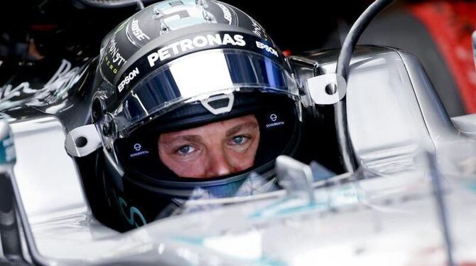 Nico Rosberg startet beim Großen Preis von China von der Pole Position. Foto: Diego Azubel
