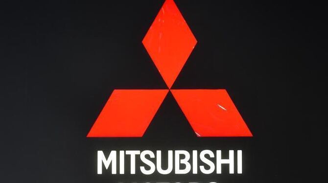 Ein Mitsubishi-Logo. Foto: Uli Deck/Illustration