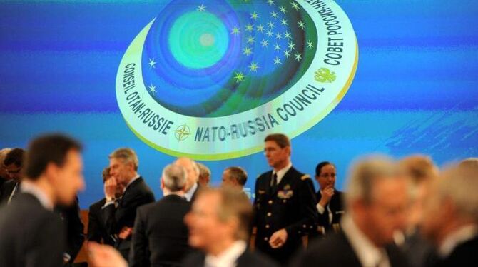 Zusammekunft des Nato-Russland-Rats in Berlin: Der Nato-Russland-Rat war 2002 gegründet worden, um Vertrauen zwischen den Kon