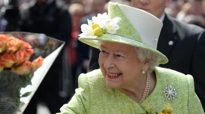 Blumen für die Queen in Windsor. Foto: Sgt Rupert Frere/Crown Copyright