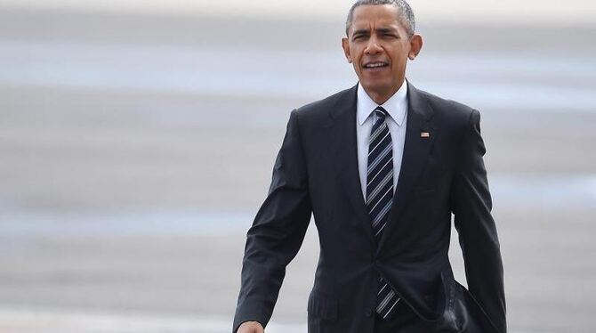 Obama bei einem Besuch in Hannover.