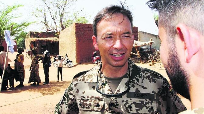 Pascal Kober als Militärseelsorger in Mali. FOTO: PRIVAT
