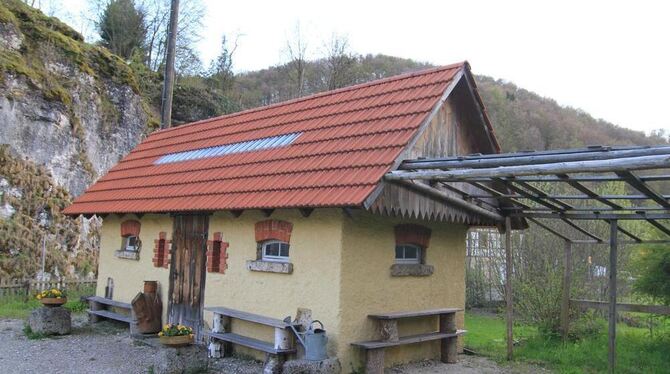 »Löwirtsmaries Häusle« ist die frühere Waschküche des Seeburger Löwen, der 1960 abgebrochen wurde.   FOTO: FINK