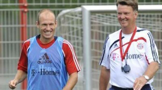 Arjen Robben wird von Trainer Louis van Gaal zum Spiel gegen den SC Freiburg zurück erwartet.
FOTO: DPA