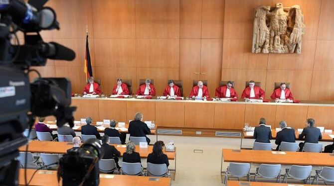 Mit ihrer Klage beim Bundesverfassungsgericht will die Linken-Bundestagsfraktion eine Grundgesetzänderung erzwingen. Foto: Ul