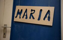Das Namensschild der verschwundenen Maria  an ihrer Zimmertür in der Wohnung ihrer Mutter Monika Beisler. ARCHIVFOTO: PATRICK SE