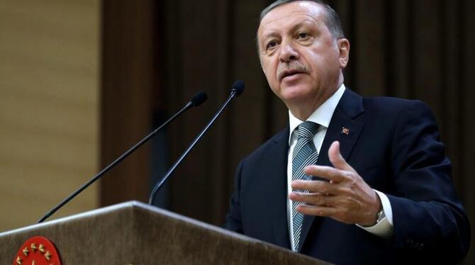 Staatschef Erdogan in Ankara. Die Türkei steht vor einer Regierungskrise. Foto: Turkish Presidential Press Office