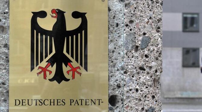Eingang zum Deutschen Patent- und Markenamt in der Zweibrückenstraße in München. Foto: Frank Leonhard