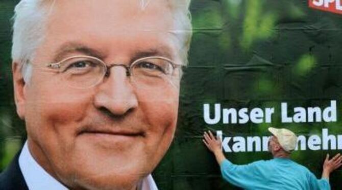 Die SPD verspürt wenige Tage vor der Bundestagswahl in einer Wählerumfrage deutlichen Aufwind. FOTO: DPA