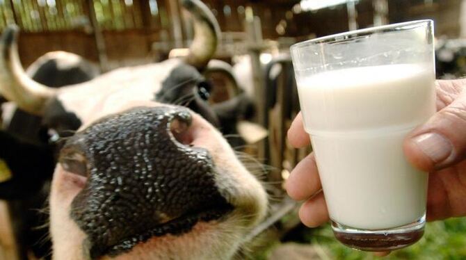 Wegen eines Überangebots sind aktuell die Milchpreise in ganz Europa im Keller. Foto: Bernd Schoelzchen/Illustration