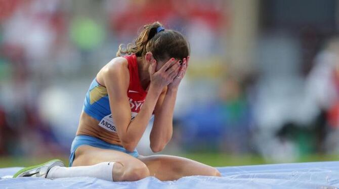 Auch Hochspringerin Anna Tschitscherowa wird verdächtigt. Foto: Michael Kappeler