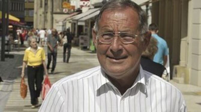 Ernst-Reinhard Beck in Reutlingen, der Stadt, die zentraler Ort seines Berufslebens als Lehrer und Politiker war und ist.
FOTO: