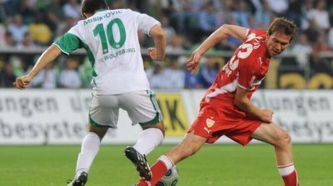 Der Einsatz von VfB-Profi Alexander Hleb im Rückspiel der Champions-League-Playoffs gegen Timisoara ist gefährdet.
ARCHIVFOTO: D