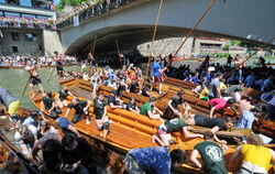 Stocherkahnrennen Tübingen 2016