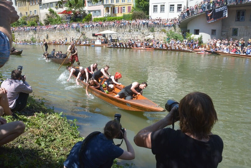 Stocherkahnrennen Tübingen 2016