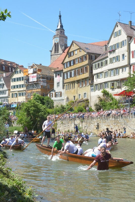 Stocherkahnrennen Tübingen 2016