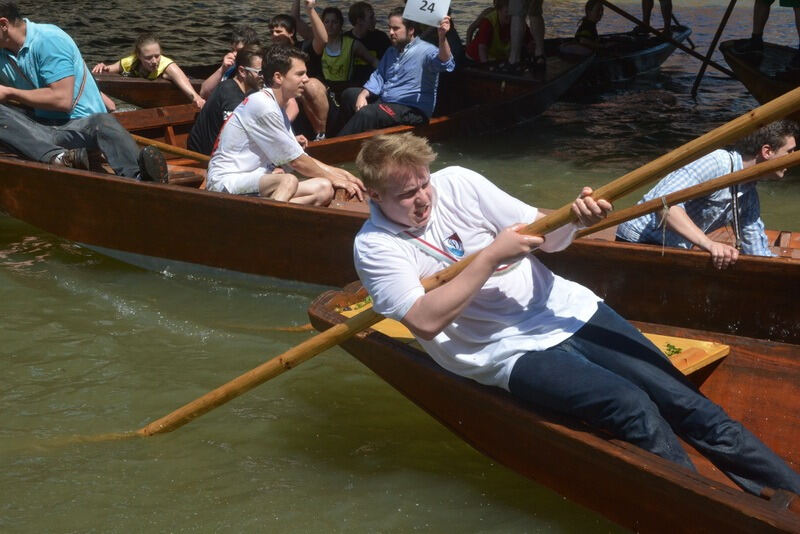 Stocherkahnrennen Tübingen 2016