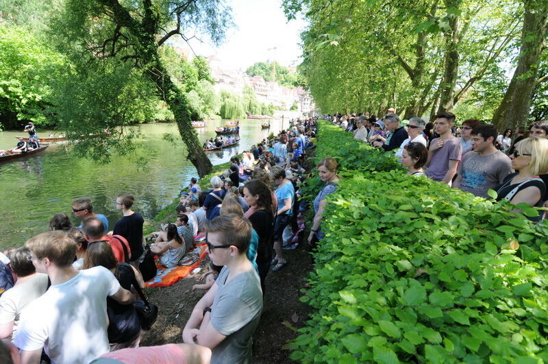 Stocherkahnrennen Tübingen 2016