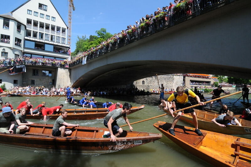 Stocherkahnrennen Tübingen 2016