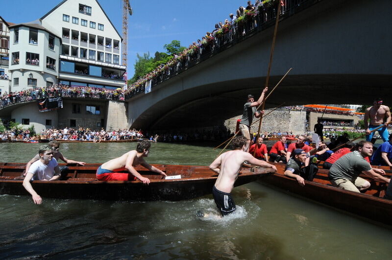 Stocherkahnrennen Tübingen 2016