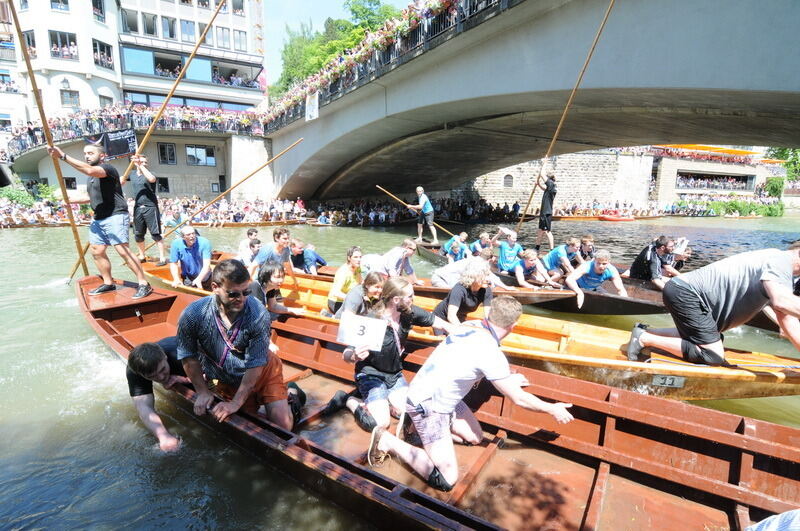 Stocherkahnrennen Tübingen 2016