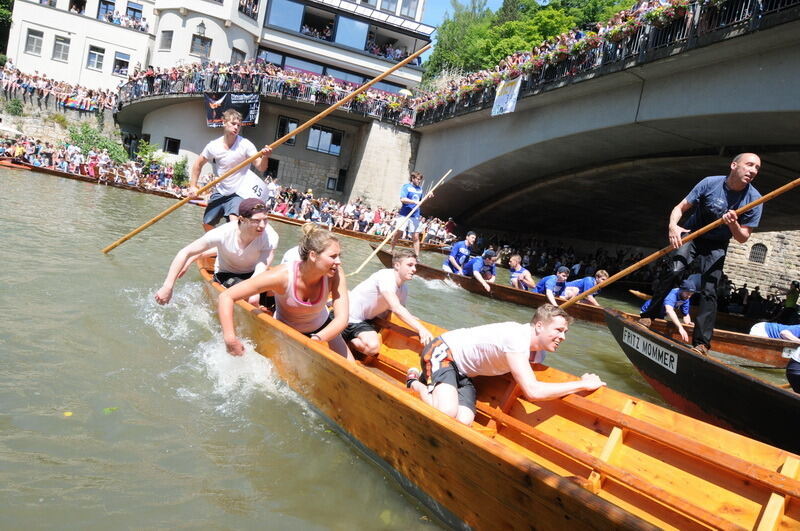 Stocherkahnrennen Tübingen 2016