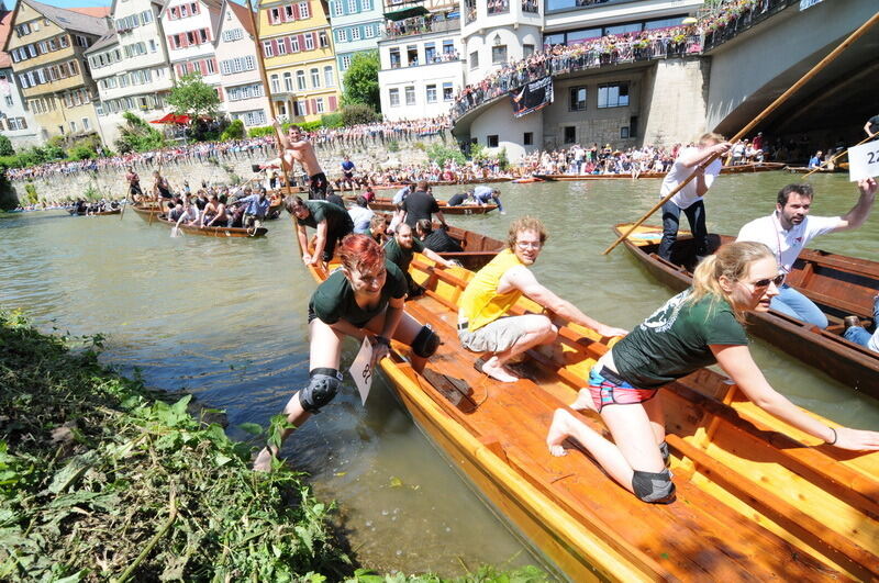 Stocherkahnrennen Tübingen 2016
