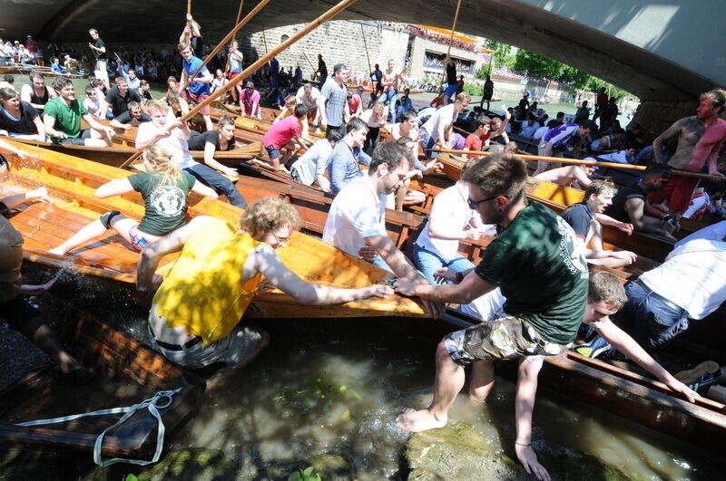Stocherkahnrennen Tübingen 2016