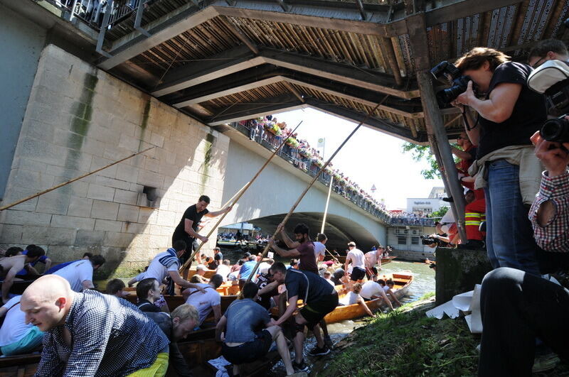 Stocherkahnrennen Tübingen 2016