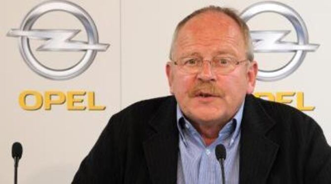 Opel-Gesamtbetriebsratschef Klaus Franz verlangt eine zügige Entscheidung.
FOTO: DPA