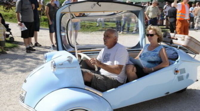 Ein Köfferchen reicht, um zwei Tage lang zum großen Oldtimertreffen ins Freilichtmuseum nach Beuren zu kommen. Bei der 13. Aufla