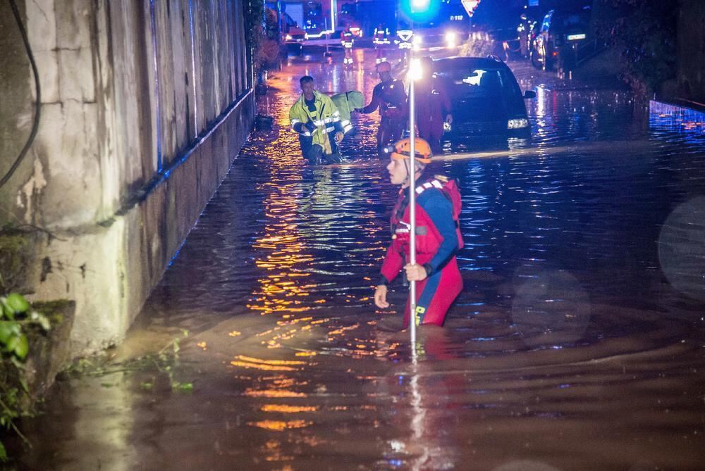 Schwere Unwetter im Land Braunsbach Schwäbisch Gmünd