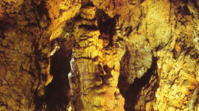 Die Schertelshöhle bei Westerheim ist in Führungen zugänglich. FOTO: PR