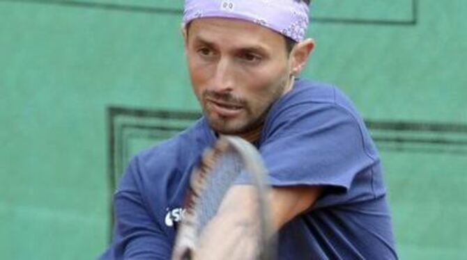 Kleiner Italiener ganz groß: Simone Vagnozzi gewann sein Spiel zum 5:1.
FOTO: NIETHAMMER