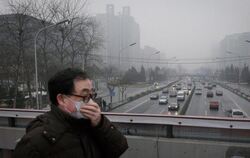 Smog in Peking: Laut einer aktuellen Studie zählt Luftverschmutzung zu den großen Risikofaktoren für einen Schlaganfall. Foto