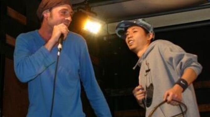 Die Band &raquo;Tom & Lil'Luu&laquo; beim ersten Festival in Gammertingen.
FOTO: STEINER