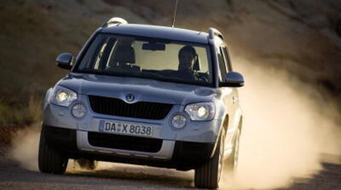 Der Skoda Yeti ist talentiert im Gelände und ein Spaßmacher auf der Straße. FOTO: SKODA