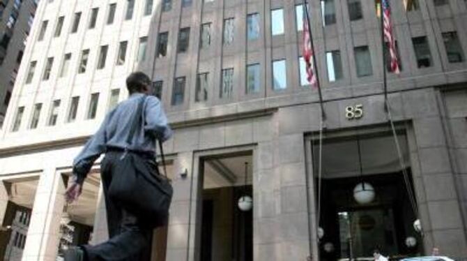 Außenansicht des Hauptsitzes der Investmentbank Goldman Sachs in New York.
ARCHIVFOTO: DPA