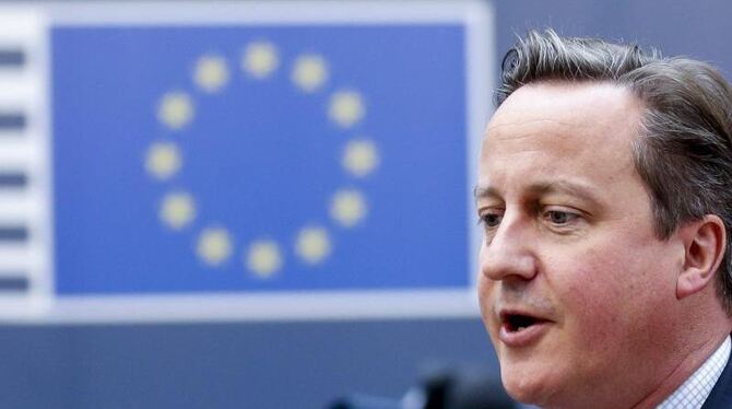 Schwere Wochen für den britischen Premier David Cameron. Foto: Laurent Dubrule
