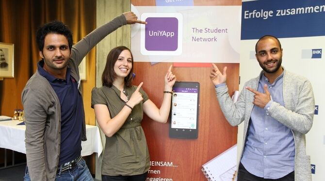 UniYApp wird ein Kontaktnetzwerk für Studierende. Unternehmen bietet die App Möglichkeiten, Karriere-Events und Recruiting-Angeb