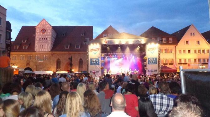 Live-Acts auf der Hauptbühne sind wieder Teil des Reutlinger Stadtfestes (Archivbild).