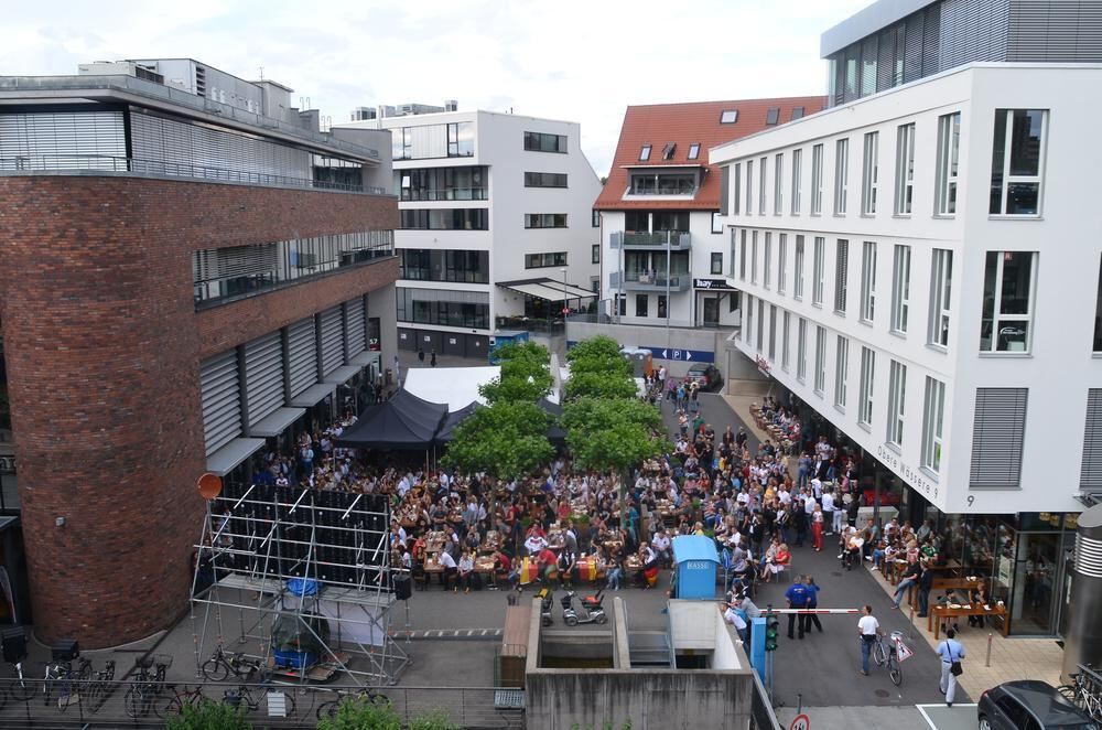 Public Viewing Reutlingen EM 2016 Deutschland - Nordirland
