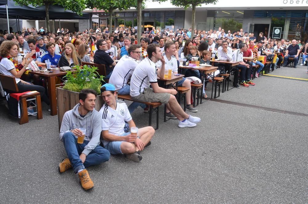 Public Viewing Reutlingen EM 2016 Deutschland - Nordirland